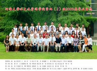 2009届伟德bv1946水文院资环专业本科2班毕业留念