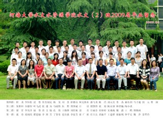 2009届伟德bv1946水文院水文专业本科2班毕业留念